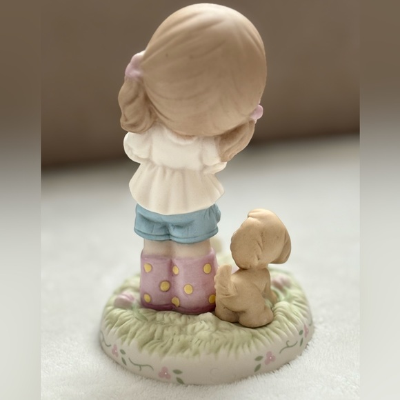 Precious Moments with girl and puppy number 12 - Picture 5 of 6